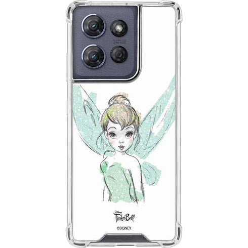 Disney Tinker Bell Watercolor Fairy Art Moto G Play 5G (2025) Clear Case